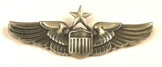 Wwii Us Army Air Corps Ns Meyer Co.  3 " Pinback Senior Pilot 