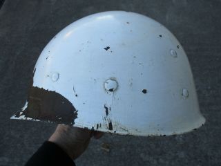 US WWII M - 1 Helmet Liner Painted White for VFW Salute Detachment 2