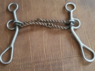 Vintage Trammell Twisted Snaffle Horse Bit