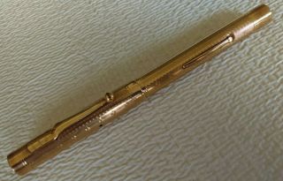 Swan Fountain Gold Filled Pen By Mabie Todd & Co Ny Usa With 14ct Nib Pat.  1915