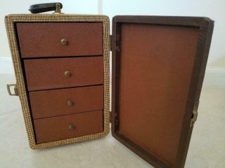 Vintage Realist Slide Storage Box Case File with 4 Drawers 2