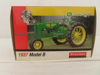 Ertl 1/16 John Deere Model B Se Firestone Tractor