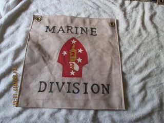 Wwii Us Marine Corp Usmc 2 Nd Marine Division Flag