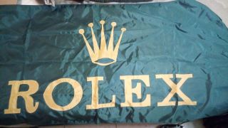Very Rare Vintage Rolex Embroidered Flag 6 