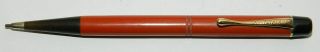 Vintage Small Slim Coral Red Montblanc No.  20½ Pencil From The 1930s