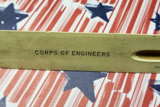 Us Army Wwii Corps Of Engineers Triangle Level Ruler Charles Bruning Surveyor