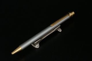 Cartier St150192 Santos Silver And Gold Ballpoint Pen C67