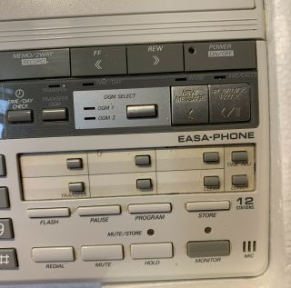 Vintage Panasonic Easa - phone KX - T2460 Integrated Telephone Answering System 3