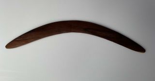 Lovely Old/Vintage Aboriginal Carved Wood Boomerang with Kangaroos 3