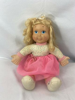 Vintage Hasbro Playskool 1990 My Buddy Kid Sister Doll Blonde With Skirt