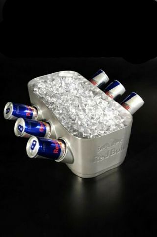 Rare Red Bull Energy Drink Energyblock V6 Bucket Cooler Engine Block