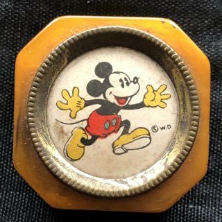Vintage 1930’s Mickey Mouse Bakelite Pencil Sharpener