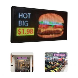 27x 14 Inch Seven - Color Sign For Advertising Led Sign Led Scrolling Sign