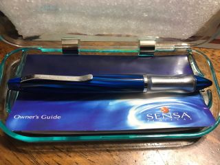 Sensa Indigo Blue Stylist Gel Pen Ball Point With Gift Box Made In Usa (a - 10)
