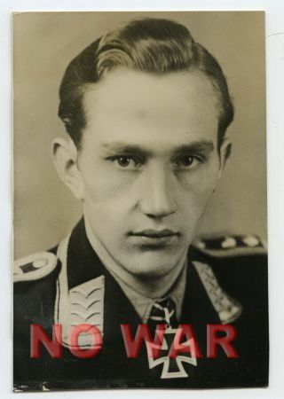 Wwii German Photo Luftwaffe Officer Wilhelm Brennecke Kg55 Knight Cross Holder