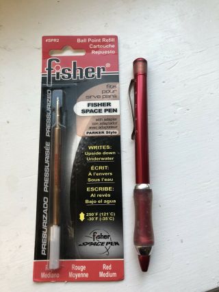 Sensa Manhattan Red Pen With Extra Ink