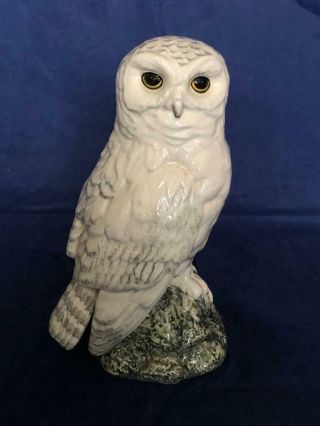 Good Vintage Beswick Beneagles Owl Porcelain Decanter Empty.