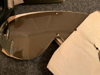 Boxed WWII USN Aviation Goggles 5 Lenses US Navy Pilot version of USAAF B - 8 2