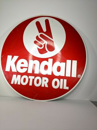 Double Sided Kendall Motor Oil Scioto Sign Kenton Ohio
