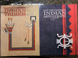 Vtg Southwestern Indian Tribes & Southwestern Indian Arts & Crafts Books Culture