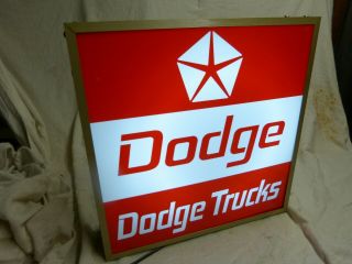 Large Dodge Ram Trucks Lighted Dealership Sign Dodge Trucks Sign Power Ram