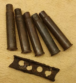 Dug Wwii/ww2 British/canadian Army Lee Enfield 303 Clip Operation Marked Garden