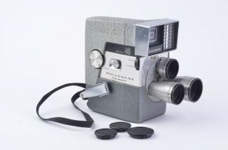 Vintage Wollensak Eye - Matic Model 46 Movie Camera,  Very,  W/lenses