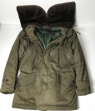 Vintage Wwii Us Army Air Force B - 9 Parka