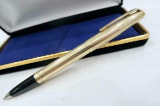 Alfred Dunhill Rolled Gold Barleycorn Roller Ball Pen C1970 