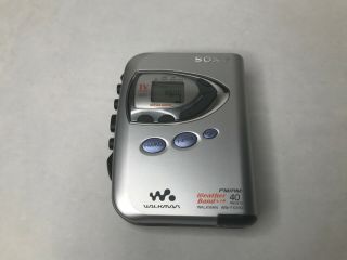 Vintage Sony Walkman Cassette Tape Player Wm - Fx290 Am / Fm /tv/weather