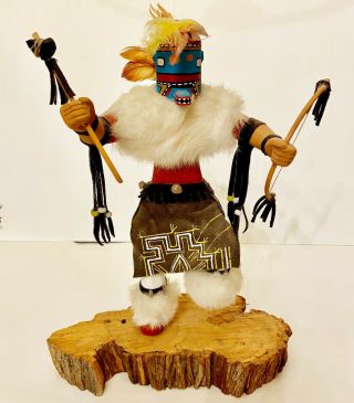 16 " Vintage Kachina Doll - Signed By Joann Cayaditto