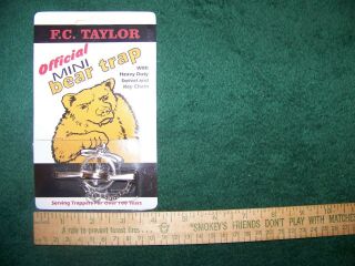 Vintage Miniature Bear Trap