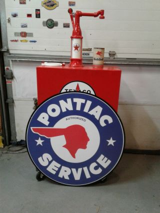 Classic Xtra Large 37 Inch Pontiac Service Sign