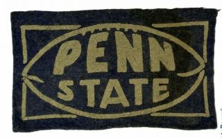 Vintage 1950’s Penn State Nittany Lions Football Candy Felt Badge Rare