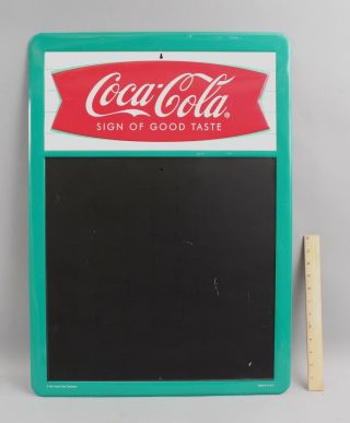 1960s Coca - Cola Coke Diner Menu Chalkboard Fishtail Sign