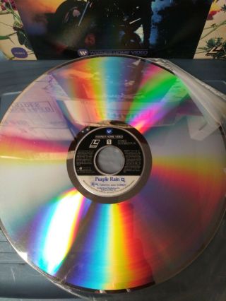 Purple Rain 1984 Laserdisc Video Vintage RARE 3