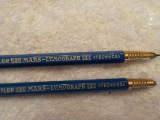 2 1001 J.  S.  STAEDTLER MARS - LUMOGRAPH TEHNICO MECHANICAL PENCILS 4H AND 6H 3