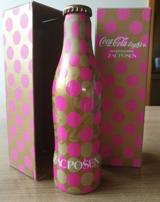 Coca Cola Alu Bottles From Germany.  Designer Zac Posen.  Full