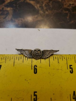 Ww2 Us Caa Civil Aeronautics Administration Wings Sterling Early 1.  25 Inches