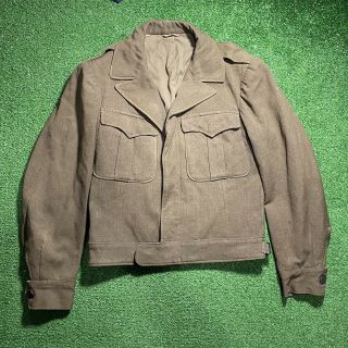Vtg U.  S.  Wwii Ww2 1940s Army Enlisted Mens Uniform Ike Jacket Size 38 R