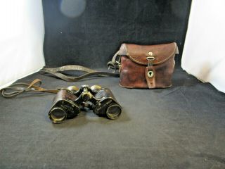 Wwii Military Stereo Us Army Signal Corps Binoculars 6 X30 With Case