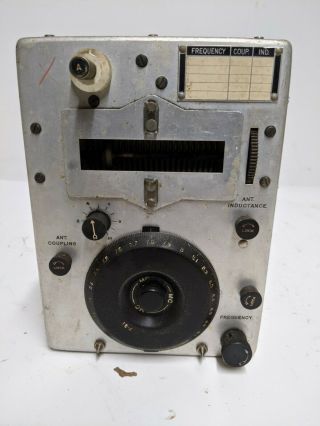 Vintage Ww2 Military Rcaf Aircraft Radio Transmitter Bc - 459 - A