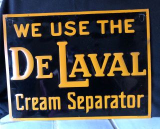 Vintage De Laval Cream Separator Tin Sign 16 X 12 Advertising