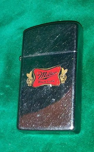 Vintage 1985? Zippo Miller High Life Beer Advertising Lighter \\\zippo\\