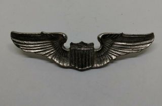 Ww2 Us Air Corps Full Size Pilots Wings Sweetheart Pin
