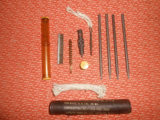U.  S.  Army : M1 Garand Combination Tool/cleaning Rods/oil Botlle/brush&brush M31&