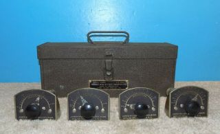 Us Army Signal Corps I - 129 - B Frequency Meter Set James Millen
