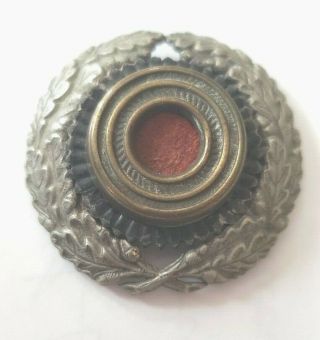 Ww2 German Reichspost Visor Cap Wreath And Cockade Brought Home By Vet