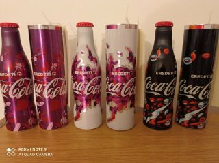Rare Coca - Cola Eredeti Iz - Limited Edition Hungary,  Raw Unfinished Bottle Set