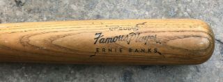 Ernie Banks Wilson Powerfused Famous Players Vintage Baseball Bat
